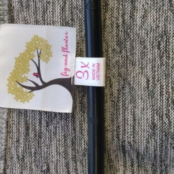 plus Fig and flower cardigan 3x - Picture 2 of 5